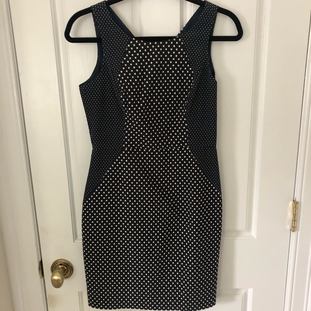 Banana Republic Blue/White Polkadot Dress. 2P